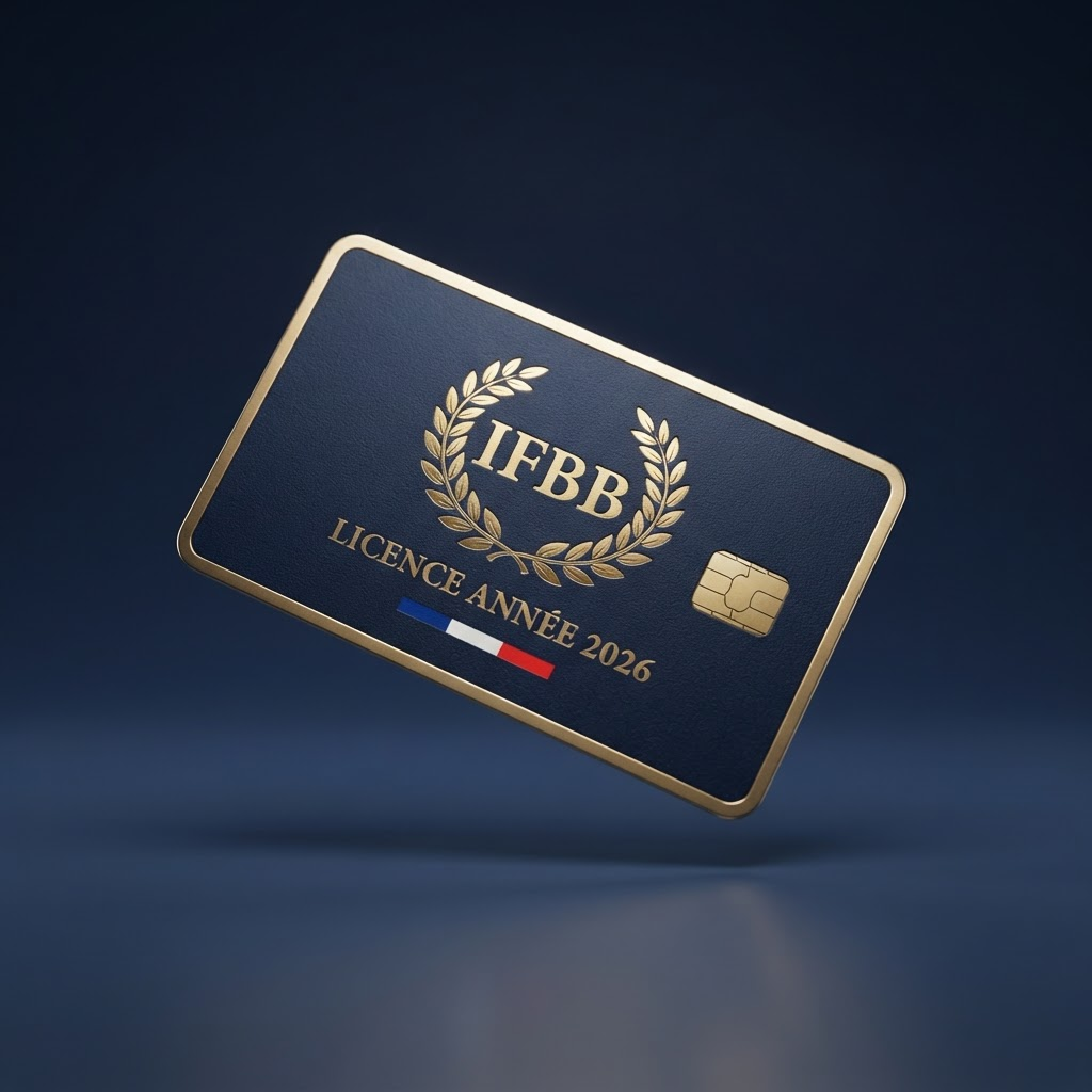 Carte Licence athlète IFBB France 2026
